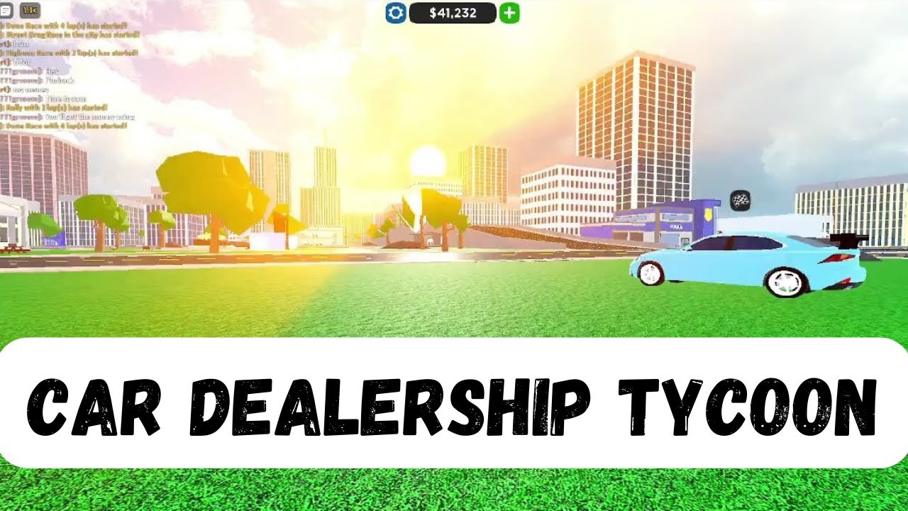 ROBLOX: Car Dealership Tycoon *Game Play* Roblox Tycoon - YouTube