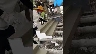 External wall cement foam line production process- Good tools and machinery make work easy