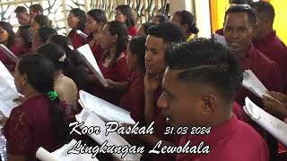 KOOR PASKAH Lingkungan Lewohala Paroki st. Yoseph Riangkemie