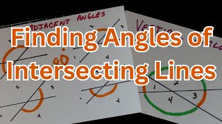 Finding Angles of Intersecting Lines