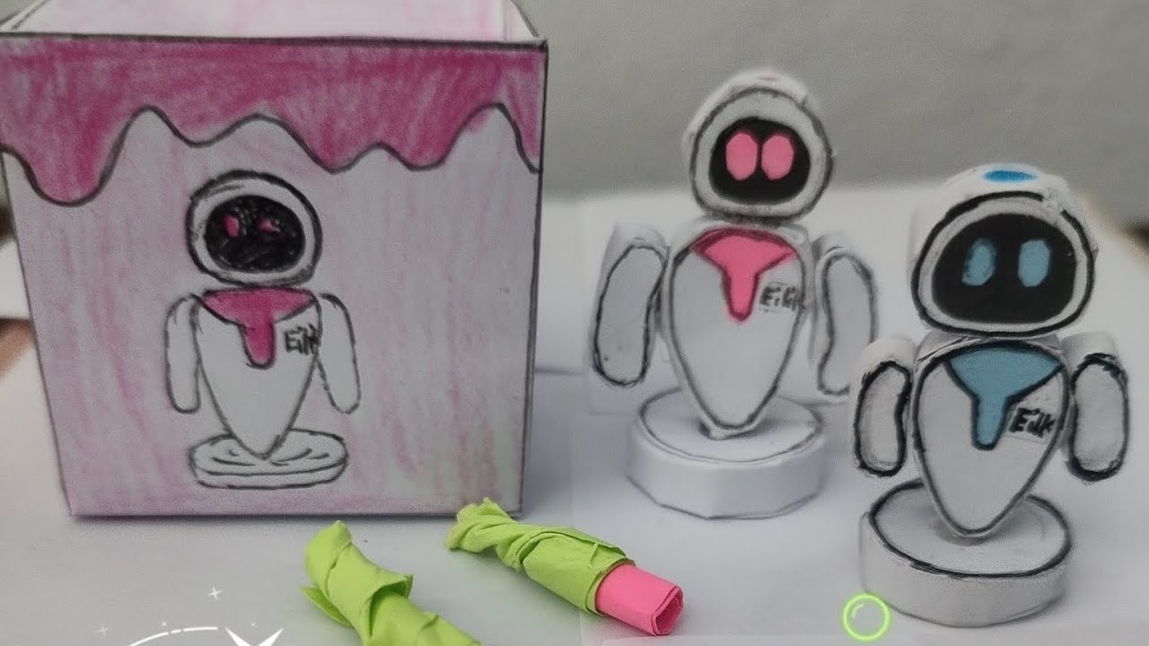 Diy Paper Mini Robot Mini Eilik Robot Making рџ рџ Youtube