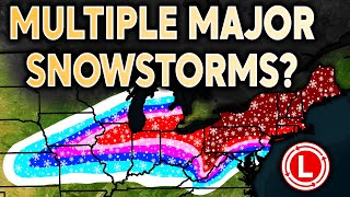 Models Now Show Multiple Major Snowstorms... Huge Pattern Change