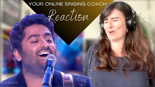 Arijit Singh - Live at GIMA 2017 - Vocal Coach Reaction & Analysis (First Arijit Reaction!)