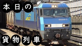 【本日の貨物列車】No.603　2022,3,12　第4074番列車　Today‘s freight train