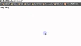 PHP Tutorial Video 4 - Strings