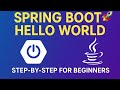 Spring Boot Hello World REST API | Beginner Tutorial (2025) 🚀| PranWithCode