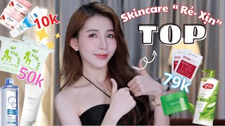 TOP SKINCARE BÌNH DÂN CHỈ TỪ 15K MÌNH KHÔNG THỂ SỐNG THIẾU ! Kem chống nắng, tẩy trang, toner pad...