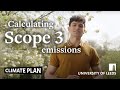 How are we calculating the University’s Scope 3 emissions?