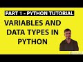Part 1 -  Python Tutorial   Variables and Data Types In Python   Strings   Integers   Floats
