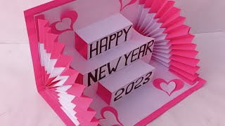 DIY new year card😎_best out of waste_#souravcreations _#shorts _#viral ....
