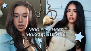 Madison Beer Makeup Tutorial 🩵🪽✨ | Recreating Her Viral “Locket” Look Step-by-Step