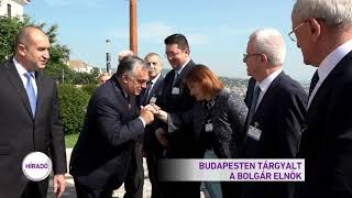 Budapesten tárgyalt a bolgár elnök