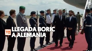 Así fue la llegada del Presidente Gabriel Boric a Alemania en su gira por Europa