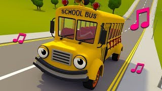 School Bus Videos For Kids | Gecko's Garage | Baby Bus Songs | Educational Videos For Toddlers