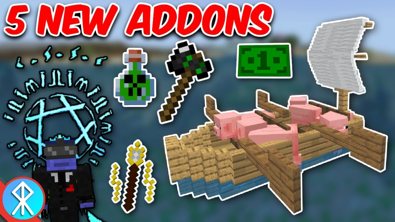 5 NEW ADDONS August 2021 (Bedrock/MCPE/Xbox Minecraft) - YouTube