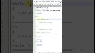 Syntax of while & do while loop in JavaScript | Tech Tutorial | Praveen Kumar