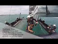 softbank team japan first foiling tack