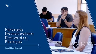 FGV EPGE | Mestrado Profissional em Economia e Finanças