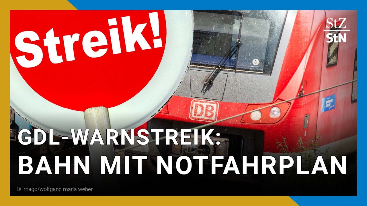 GDL-Warnstreik: Deutsche Bahn Setzt Auf Notfahrplan | Zahlreiche ...