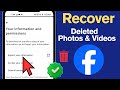 Recover Deleted Facebook Photos & Videos (2025) | Official & Step by Step full Guide