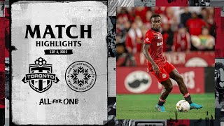 MATCH HIGHLIGHTS: Toronto FC vs CF Montreal | September 4, 2022