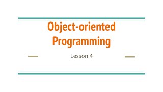 MTA Saturday - Introduction to OOP