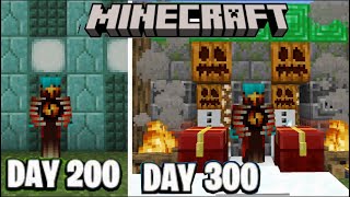 300 Days - SUPER FLAT Minecraft - HOLLYDAY SPECIAL