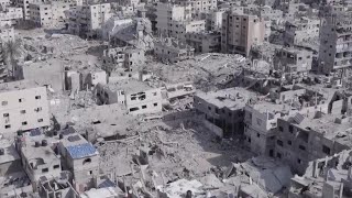 Drone footage shows destruction in Gaza's Khan Younis