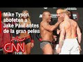 Mira el momento en que Mike Tyson abofetea a Jake Paul antes de la gran pelea