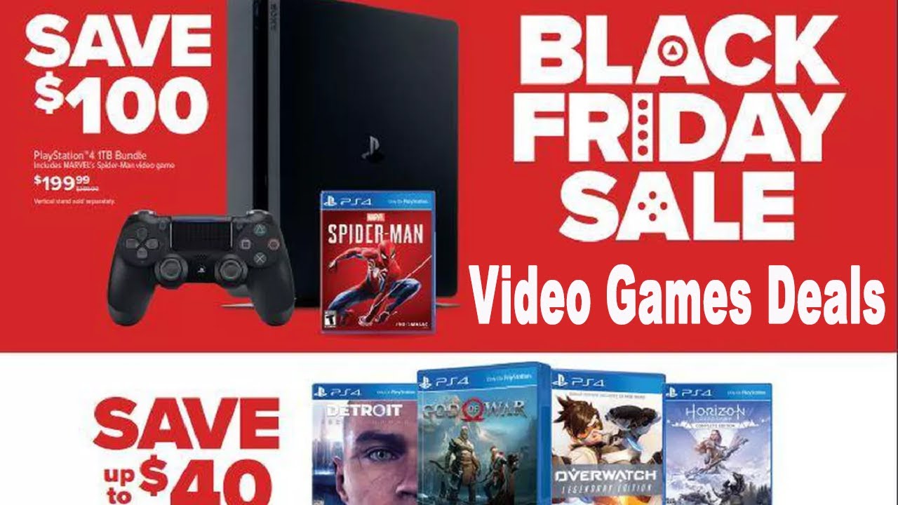 Black Friday Deals 2020 Preview - Best Video Games Deals Black Friday ...