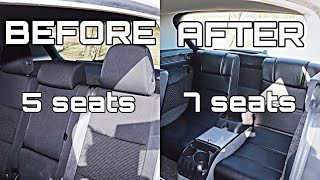 The Easiest Way To Add 3rd Row Seat In Any Small VW SUV | How To Change Any 5 Seats Car Into 7 Seats
