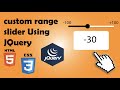 range slider jquery | range slider