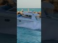 even the pelican flew over to see this rare magnum power yacht at the haulover inlet