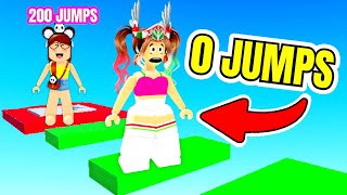 Roblox Obby, BUT we have LIMITED JUMPS!