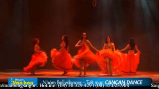 SaigonBellydance Cancan Dance (live Body Talk)