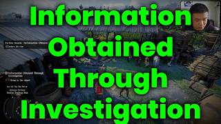 Information Obtained Through Investigation Quest (Deduce The Clue, Broken Silence Part 3) CD