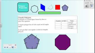 Watch Me! Polygon and Angle Properties