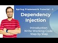 Spring Framework Tutorial for Beginners | What is Dependency Injection with working code | Hands On