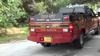 EAST LAKE FIRE RESCUE DC 57 INCIDENT  COMMAND PICKUP TRUCK