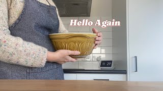 Vlog : hello again : minimalist family life : day of a stay at home mum while the kids are at school