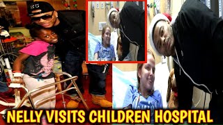 NELLY BRINGS JOY and INSPIRATION TO SICK CHILDREN in HOSPITAL DURING A VISIT WITH THEM