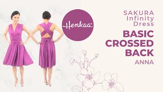 SAKURA ANNA Basic Thick Strap Convertible Infinity Dress Style Tutorial HENKAA