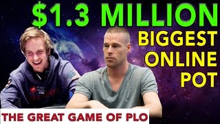 $1.3 Million Dollar Pot Online!!!! Patrik Antonious vs Isildur1 | PLO