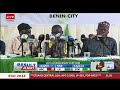 moment okpebholo was declared as winner of edo governorship election