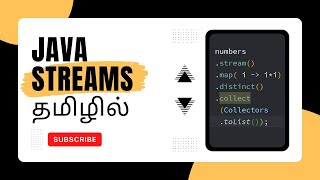 JAVA STREAMS TUTORIAL FOR BEGINNERS IN TAMIL | Learn Java Streams | தமிழ்