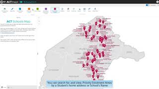 ACTmapi Education Map