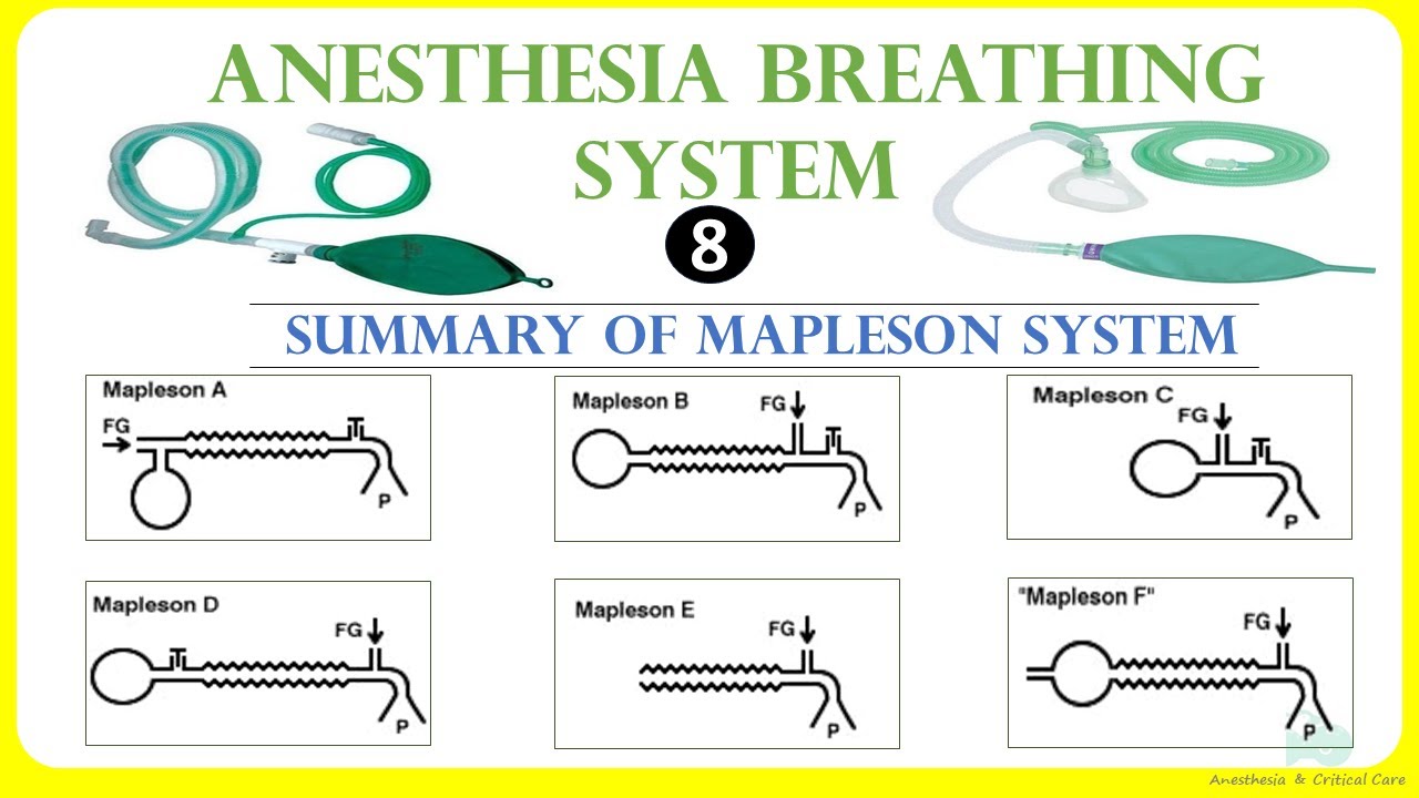 Mapleson System Summary | Anesthesia Breathing System - YouTube