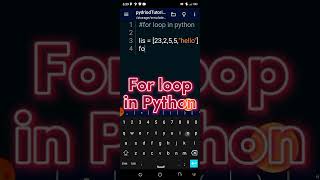 For loop in python-how to iterate in python-iterating through iterables #allthingstechy