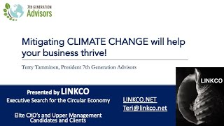 Resilient Realism Webinar: Mitigating CLIMATE CHANGE will help your business thrive!