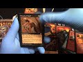 mtg weatherlight 4 booster pack opening opening is always priceless